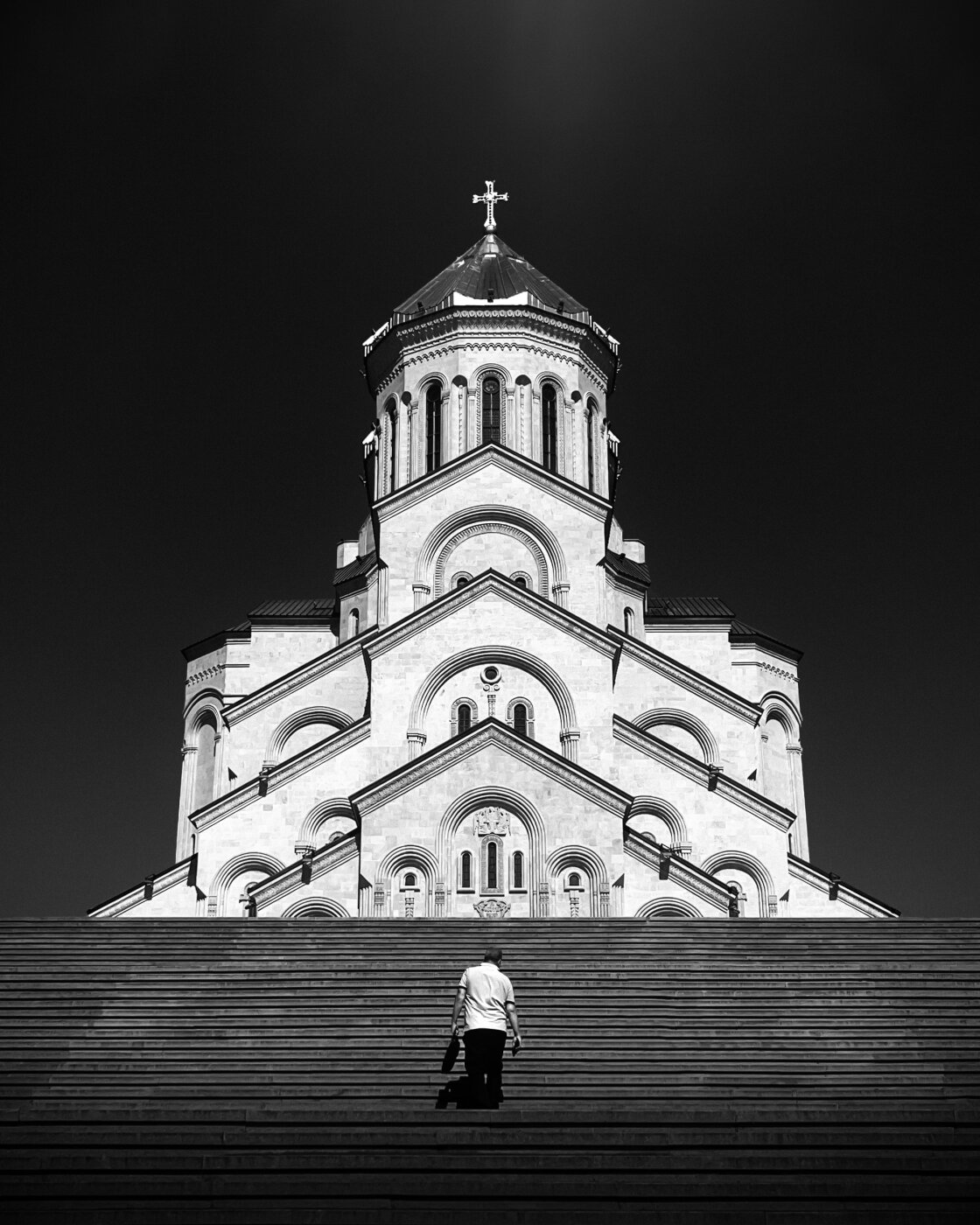 black and white street photography with iPhone no script