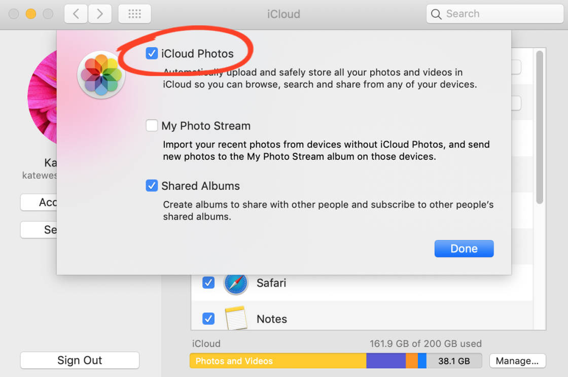 download photos from icloud no script