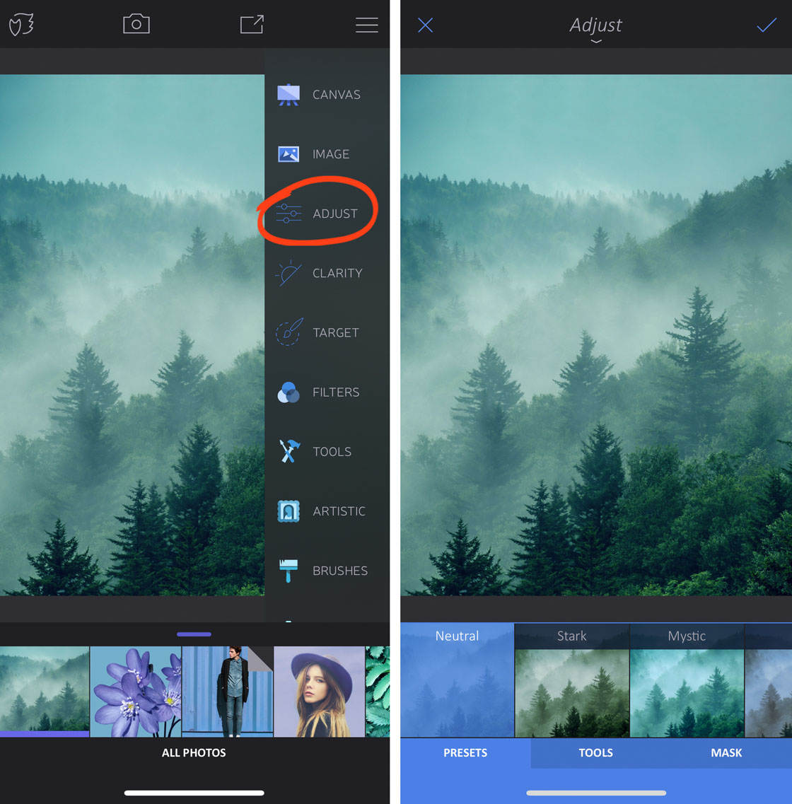 How to use enlight app on iphone 21 no script