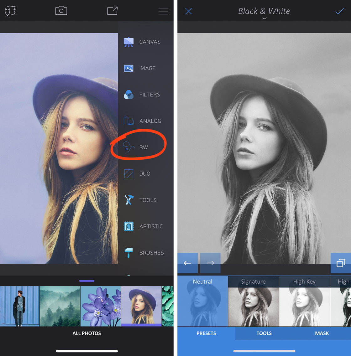 How to use enlight app on iphone 42 no script