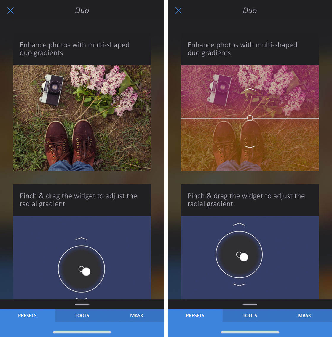 How to use enlight app on iphone 44 no script