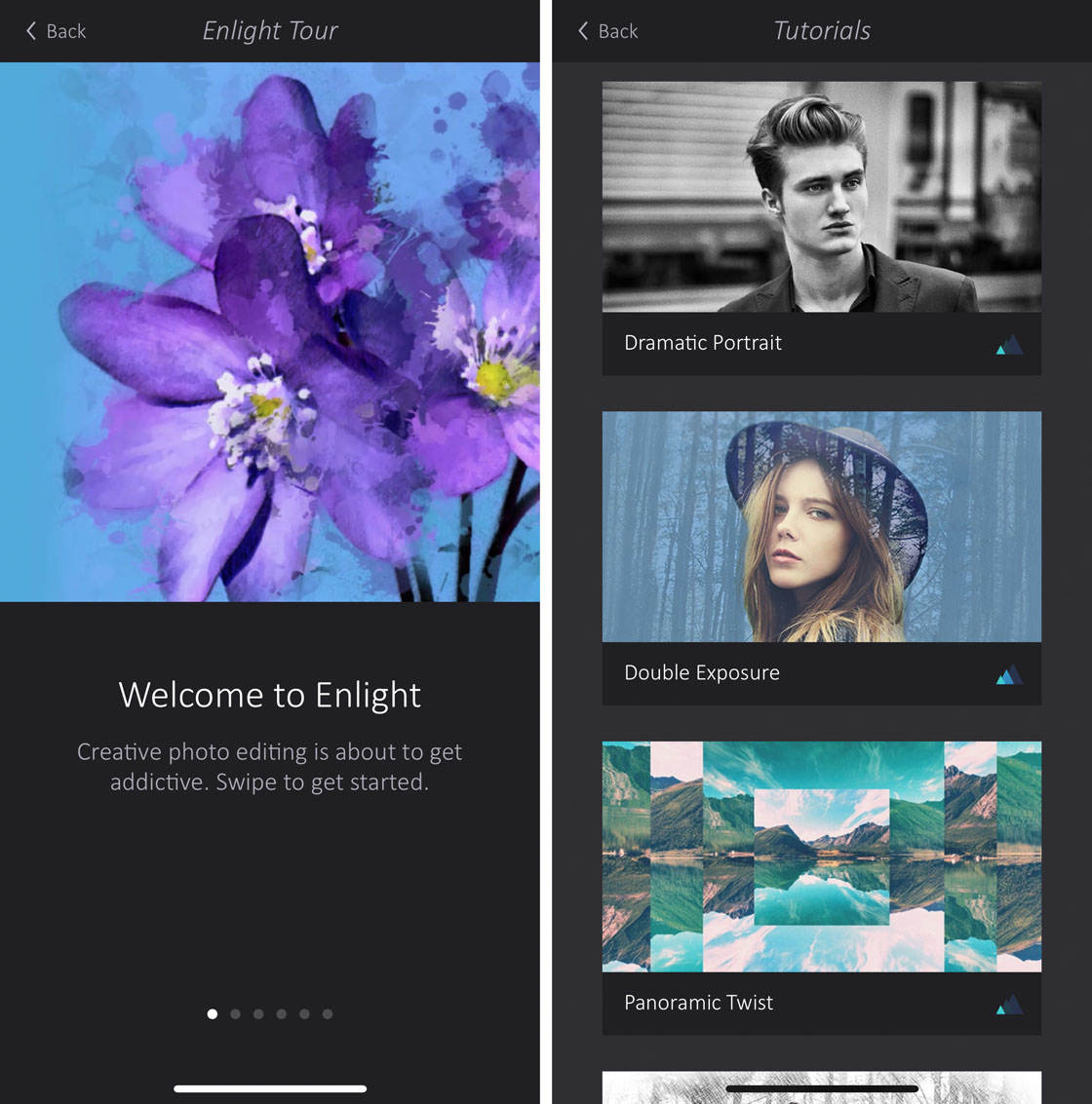 How to use enlight app on iphone 5 no script