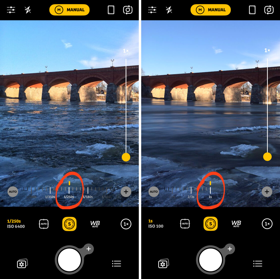 iPhone Camera Controls no script