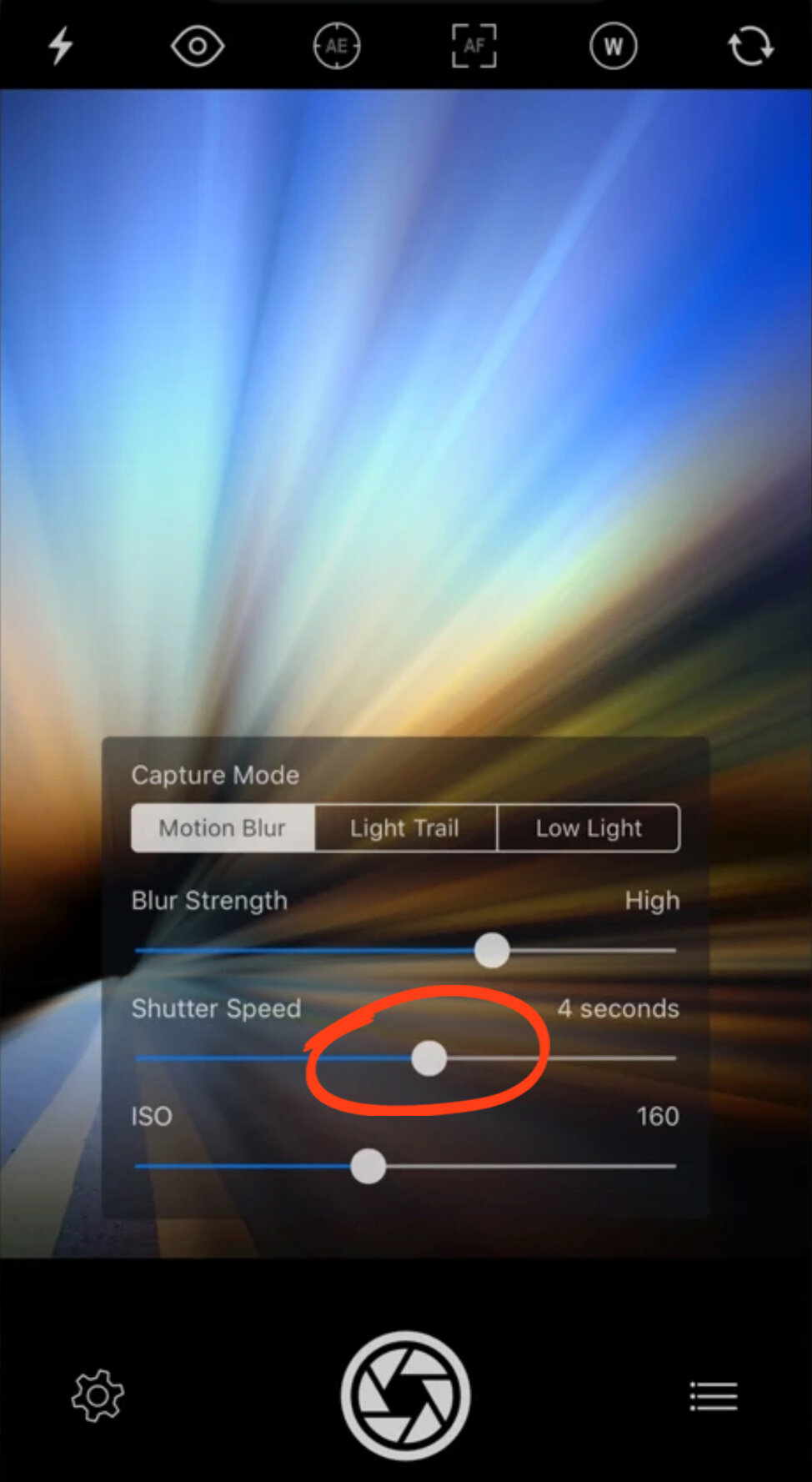iPhone Camera Controls no script